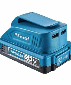 Promo 🌟 HERCULES 20V Lithium-Ion USB Power Source Battery Adapter – Tool Only 🔥