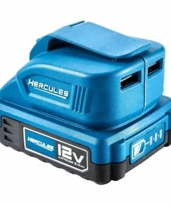 Cheap 👍 HERCULES 12V Lithium-Ion USB Power Source Adapter ✔️ -Hercules Store 56223 W3