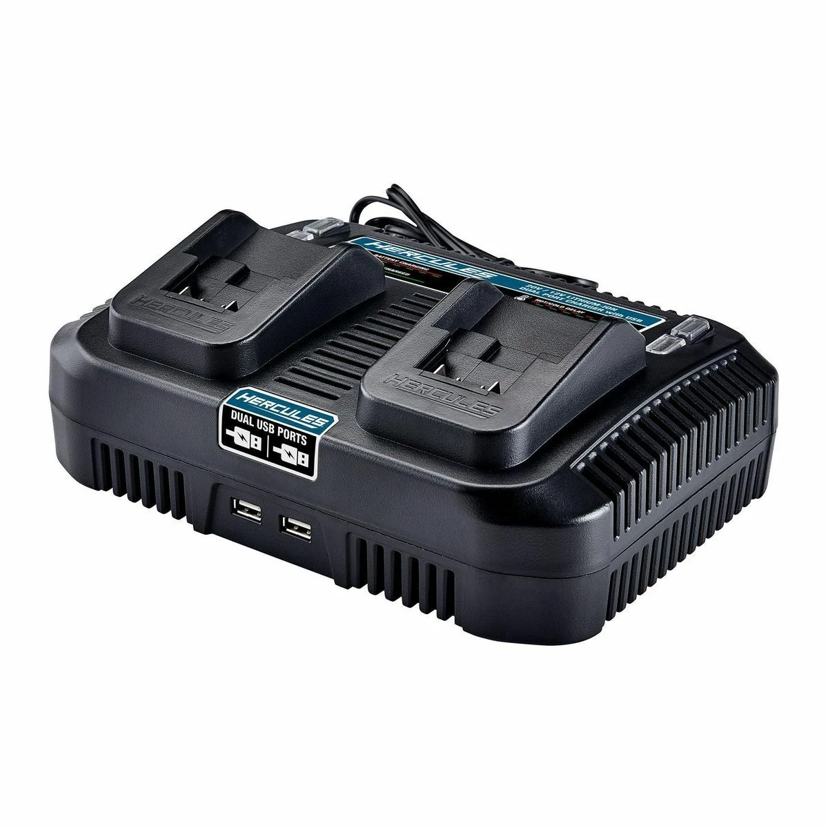 Cheap ⌛ HERCULES 20V/12V Lithium-Ion Multi-Voltage Dual Port Fast Charger with Dual USB ⭐ 4 Cheap ⌛ HERCULES 20V/12V Lithium-Ion Multi-Voltage Dual Port Fast Charger with Dual USB ⭐ - Image 2