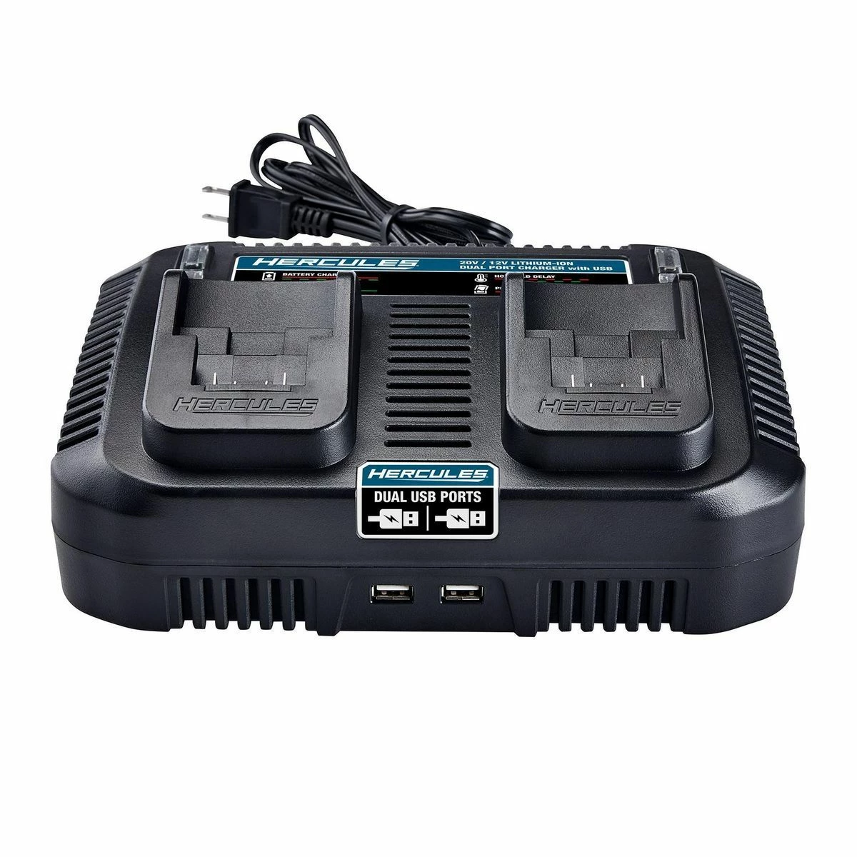 Cheap ⌛ HERCULES 20V/12V Lithium-Ion Multi-Voltage Dual Port Fast Charger with Dual USB ⭐ 8 Cheap ⌛ HERCULES 20V/12V Lithium-Ion Multi-Voltage Dual Port Fast Charger with Dual USB ⭐ - Image 6
