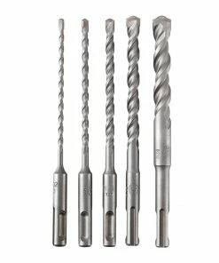 Promo ⭐ HERCULES SDS-PLUS Type Rotary 🔨 Hammer Bits Set, 5 Piece ✔️