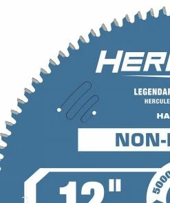 Brand new 🌟 HERCULES 12 in., 96T Laminate/Plastics/Non-Ferrous Metal Cutting Miter Saw Blade 🛒 -Hercules Store 56331 W4