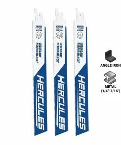 Best deal 🎁 HERCULES 9 in. 14 TPI Bi-Metal Reciprocating Saw Blades, 3 Pk. ⭐ -Hercules Store 56483 W21