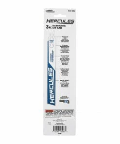 Best deal 🎁 HERCULES 9 in. 14 TPI Bi-Metal Reciprocating Saw Blades, 3 Pk. ⭐ -Hercules Store 56483 W5