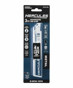 Flash Sale 🧨 HERCULES 6 in. 14 TPI Bi-Metal Reciprocating Saw Blades, 3 Pk. 🔔 -Hercules Store 56484 W4