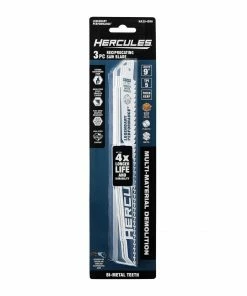 Best Sale 🎁 HERCULES 9 in. 5 TPI Demo Duty Bi-Metal Reciprocating Saw Blades, 3 Pk. 🎉 -Hercules Store 56485 W4