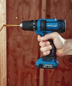 Best Sale 😉 HERCULES 12V Cordless 3/8 in. Compact Drill/Driver - Tool Only 🛒 -Hercules Store 56563 W7