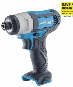 Hercules Store 38 Best reviews of π HERCULES 12V Cordless 1/4 in. Hex Compact Impact Driver - Tool Only π