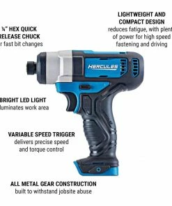 Best reviews of 🎉 HERCULES 12V Cordless 1/4 in. Hex Compact Impact Driver - Tool Only 🎉 17 Best reviews of 🎉 HERCULES 12V Cordless 1/4 in. Hex Compact Impact Driver - Tool Only 🎉 -Hercules Store 56567 W2