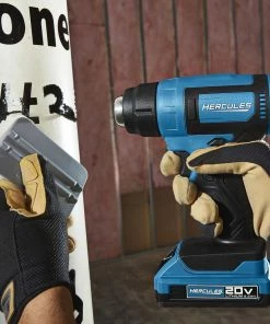 Best reviews of 🎁 HERCULES 20v Lithium-Ion Cordless Compact Heat Gun - Tool Only ❤️ -Hercules Store 56815 W10