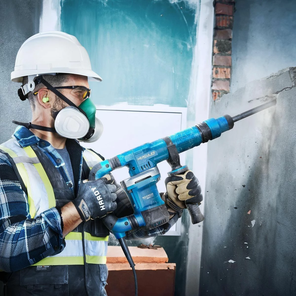 Outlet ⌛ HERCULES 10 Amp 12 lb. SDS Max-Type Demolition 🔨 Hammer with Maximum Vibration Control 😉 10 Outlet ⌛ HERCULES 10 Amp 12 lb. SDS Max-Type Demolition 🔨 Hammer with Maximum Vibration Control 😉 - Image 8