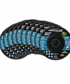 Deals ๐ HERCULES 4-1/2 in. x 1/16 in. x 7/8 in. Type 27/42 Metal Cut-off Wheel 10 Pk. ๐