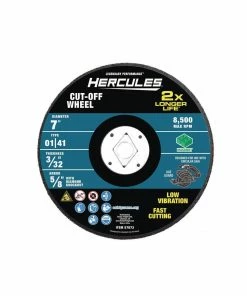 Cheap ๐ HERCULES 7 in. x 3/32 in. x 5/8 in. Type 01/41 Masonry Cut-off Wheel ๐