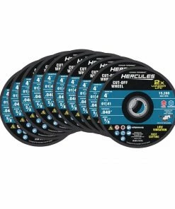 Outlet ๐ HERCULES 4 in. x .040 in. x 5/8 in. Type 01/41 Metal Cut-off Wheel 10 Pk. โญ