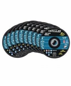 Best Pirce ๐ HERCULES 4 in. x 1/16 in. x 5/8 in. Type 01/41 Metal Cut-off Wheel 10 Pk. โญ