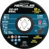 Best Pirce 🔥 HERCULES 6-1/2 in. x 3/32 in. x 5/8 in. Type 01/41 Metal Cut-off Wheel 😍 -Hercules Store 57086 I