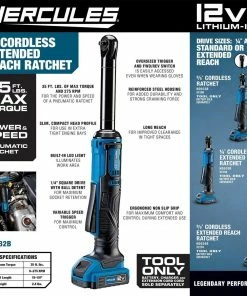 Coupon ⌛ HERCULES 12V Cordless 1/4 in. Extended Reach Ratchet - Tool Only 🛒 17 Coupon ⌛ HERCULES 12V Cordless 1/4 in. Extended Reach Ratchet - Tool Only 🛒 -Hercules Store 57264 W2SS