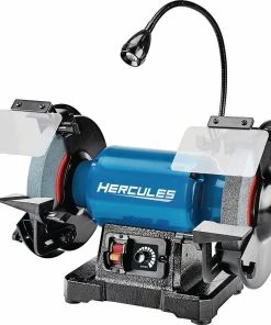 Hercules Store 11 Best Pirce π₯° HERCULES 8 in. Variable Speed Bench Grinder with LED Worklight π