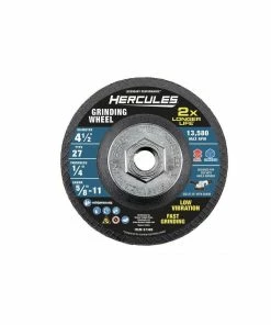 Coupon ๐ HERCULES 4-1/2 in. x 1/4 in. x 5/8 in.-11 Type 27 Metal Grinding Wheel โจ