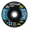 Wholesale 🛒 HERCULES 4-1/2 in. x 1/8 in. x 7/8 in. Type 27 Cut and Grind Wheel ⭐ -Hercules Store 57454 I