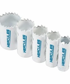 Hot Sale 💯 HERCULES 3/4 in. - 1-1/2 in. Bi-Metal Hole Saw Set, 9 Pc. 🧨 -Hercules Store 57527 W5