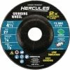 Outlet β€οΈ HERCULES 4-1/2 in. x 1/4 in. x 7/8 in. Type 27 Masonry Grinding Wheel β¨ 1 Outlet β€οΈ HERCULES 4-1/2 in. x 1/4 in. x 7/8 in. Type 27 Masonry Grinding Wheel β¨ -Hercules Store 57581 I