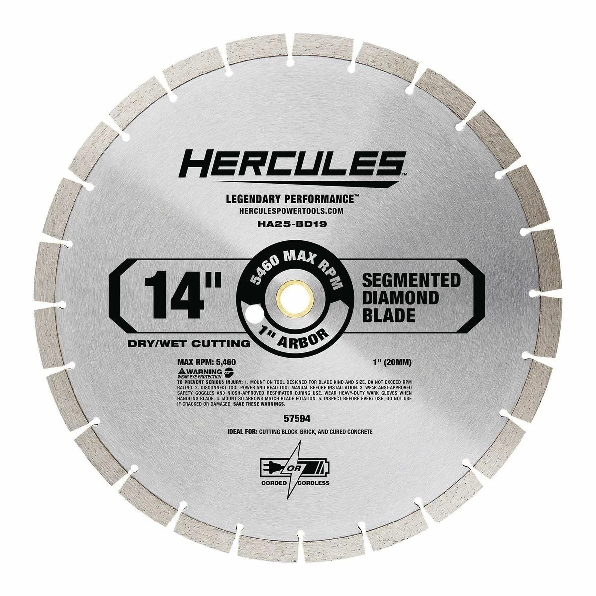 Top 10 π₯° HERCULES 14 in. Segmented Diamond Blade π 3 Top 10 π₯° HERCULES 14 in. Segmented Diamond Blade π