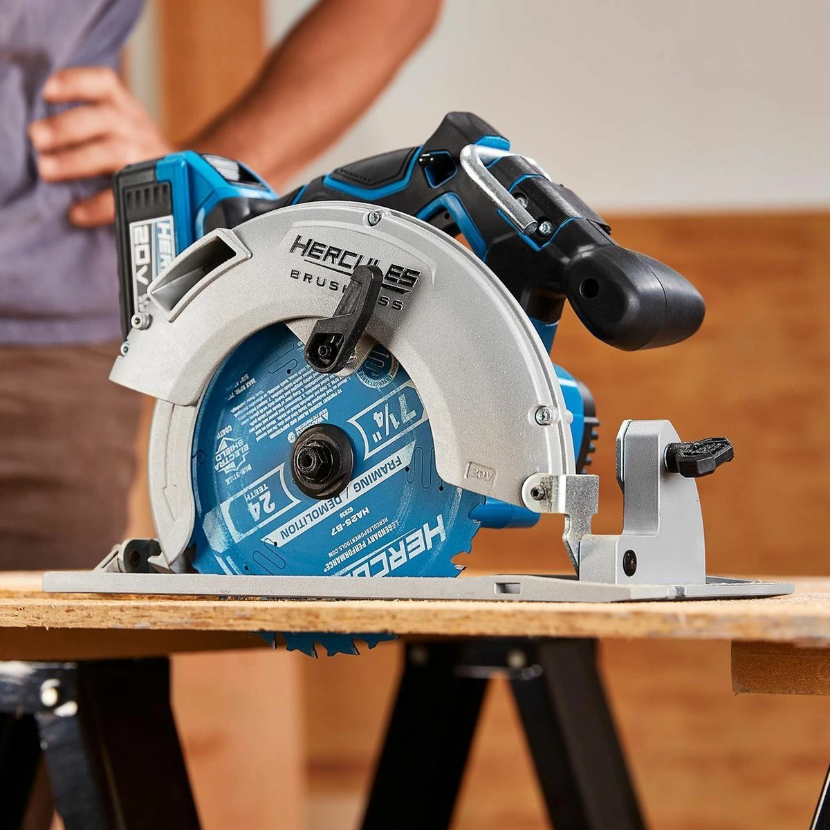 New 🌟 HERCULES 20V Brushless Cordless 7-1/4 in. Circular Saw - Tool Only 😍 14 New 🌟 HERCULES 20V Brushless Cordless 7-1/4 in. Circular Saw - Tool Only 😍 - Image 12