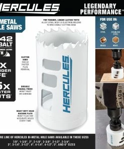 Discount 🔥 HERCULES 7/8 in. Bi-Metal Hole Saw 😉 -Hercules Store 57691 W2SS