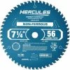 Coupon 🧨 HERCULES 7-1/4 in., 56T Non-Ferrous Circular Saw Blade ⭐ -Hercules Store 57712 I