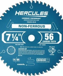 Coupon 🧨 HERCULES 7-1/4 in., 56T Non-Ferrous Circular Saw Blade ⭐