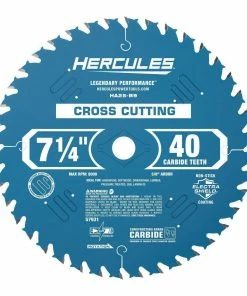 Best Sale ๐ HERCULES 7-1/4 in. , 40T Cross Cutting Circular Saw Blade ๐