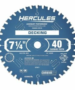 Budget 😀 HERCULES 7-1/4 in., 40T Decking Circular Saw Blade ✔️ 9 Budget 😀 HERCULES 7-1/4 in., 40T Decking Circular Saw Blade ✔️ -Hercules Store 57977 W3