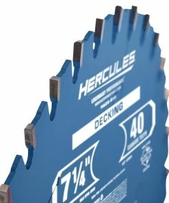 Budget 😀 HERCULES 7-1/4 in., 40T Decking Circular Saw Blade ✔️ 10 Budget 😀 HERCULES 7-1/4 in., 40T Decking Circular Saw Blade ✔️ -Hercules Store 57977 W4