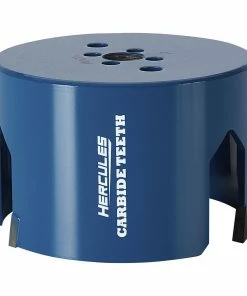 Deals 🛒 HERCULES 4 in. Multi-Material Carbide Hole Saw 🔔 -Hercules Store 58107 W4
