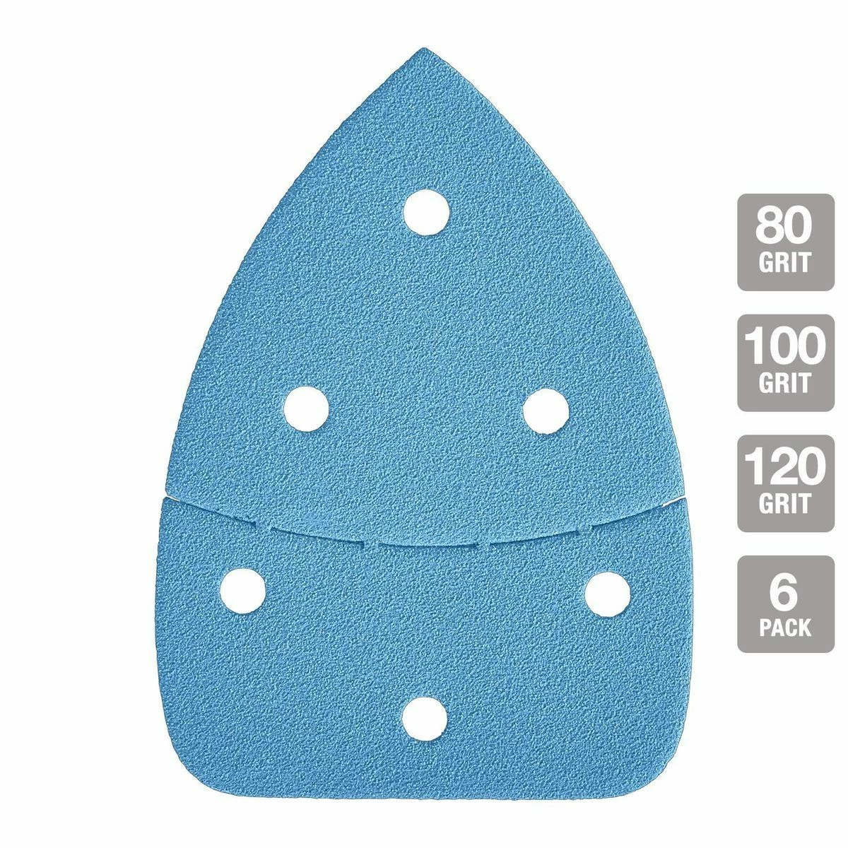 Outlet 🤩 HERCULES 80/100/120 Grit Hook and Loop Corner/Detail Sanding Sheets, 6 Pk. ✔️ 4 Outlet 🤩 HERCULES 80/100/120 Grit Hook and Loop Corner/Detail Sanding Sheets, 6 Pk. ✔️ - Image 2