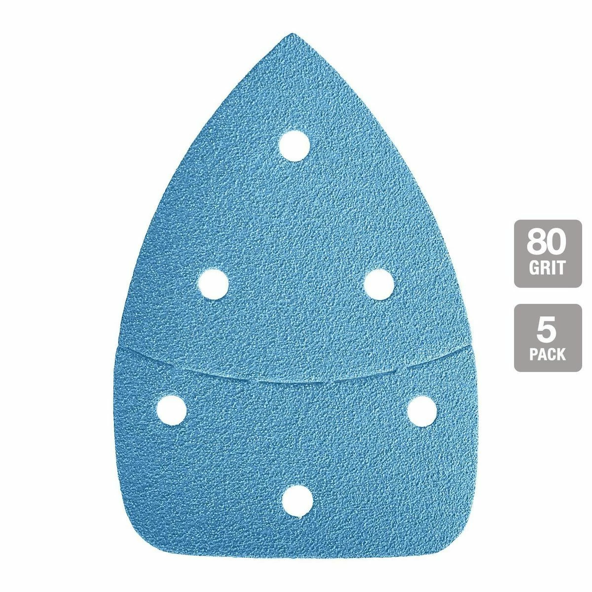 Outlet 👏 HERCULES 80 Grit Hook and Loop Corner/Detail Sanding Sheets, 5 Pk. 😀 5 Outlet 👏 HERCULES 80 Grit Hook and Loop Corner/Detail Sanding Sheets, 5 Pk. 😀 - Image 3