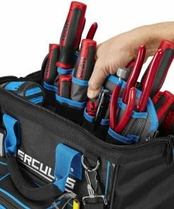 New ✨ HERCULES 16 in. Large Mouth Tool Bag 😉 -Hercules Store 58572 W12