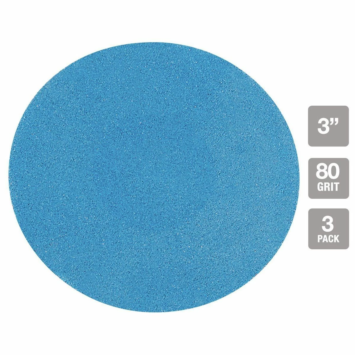 Flash Sale 🎉 HERCULES 3 in. 80 Grit Twist-Lock Sanding Discs Type TR/III with Ceramic Alumina Grain, 3 Pk. ⌛ 5 Flash Sale 🎉 HERCULES 3 in. 80 Grit Twist-Lock Sanding Discs Type TR/III with Ceramic Alumina Grain, 3 Pk. ⌛ - Image 3