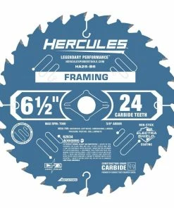 Budget 😉 HERCULES 6-1/2 in., 24T Framing Circular Saw Blade 🥰 -Hercules Store 62834 W3