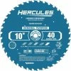 Deals 😀 HERCULES 10 in., 40T General Purpose Miter and Table Saw Blade 🎉 -Hercules Store 63801 I