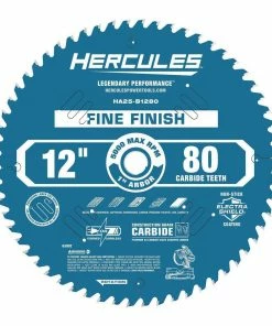 Coupon 😀 HERCULES 12 in., 80T Fine Finish Miter Saw Blade 🔥