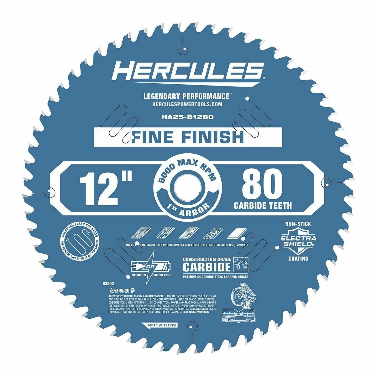 Coupon π HERCULES 12 in., 80T Fine Finish Miter Saw Blade π₯ 4 Coupon π HERCULES 12 in., 80T Fine Finish Miter Saw Blade π₯ - Image 2