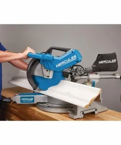 New ✨ HERCULES 12 in. Dual-Bevel Sliding Compound Miter Saw with Precision LED Shadow Guide 🌟 -Hercules Store 63978 W9