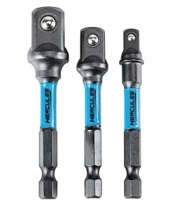 Wholesale ❤️ HERCULES Impact Rated Hex Shank Socket Driver Set, 3 Pk. ⌛