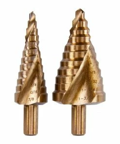 Flash Sale 🎁 HERCULES Cobalt Steel Step Drill Bit Set, 2 Pc. 🧨 -Hercules Store 64647 W3
