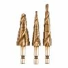 Buy ⭐ HERCULES Cobalt Steel Step Drill Bit Set, 3 Pc. 🌟 -Hercules Store 64672 I