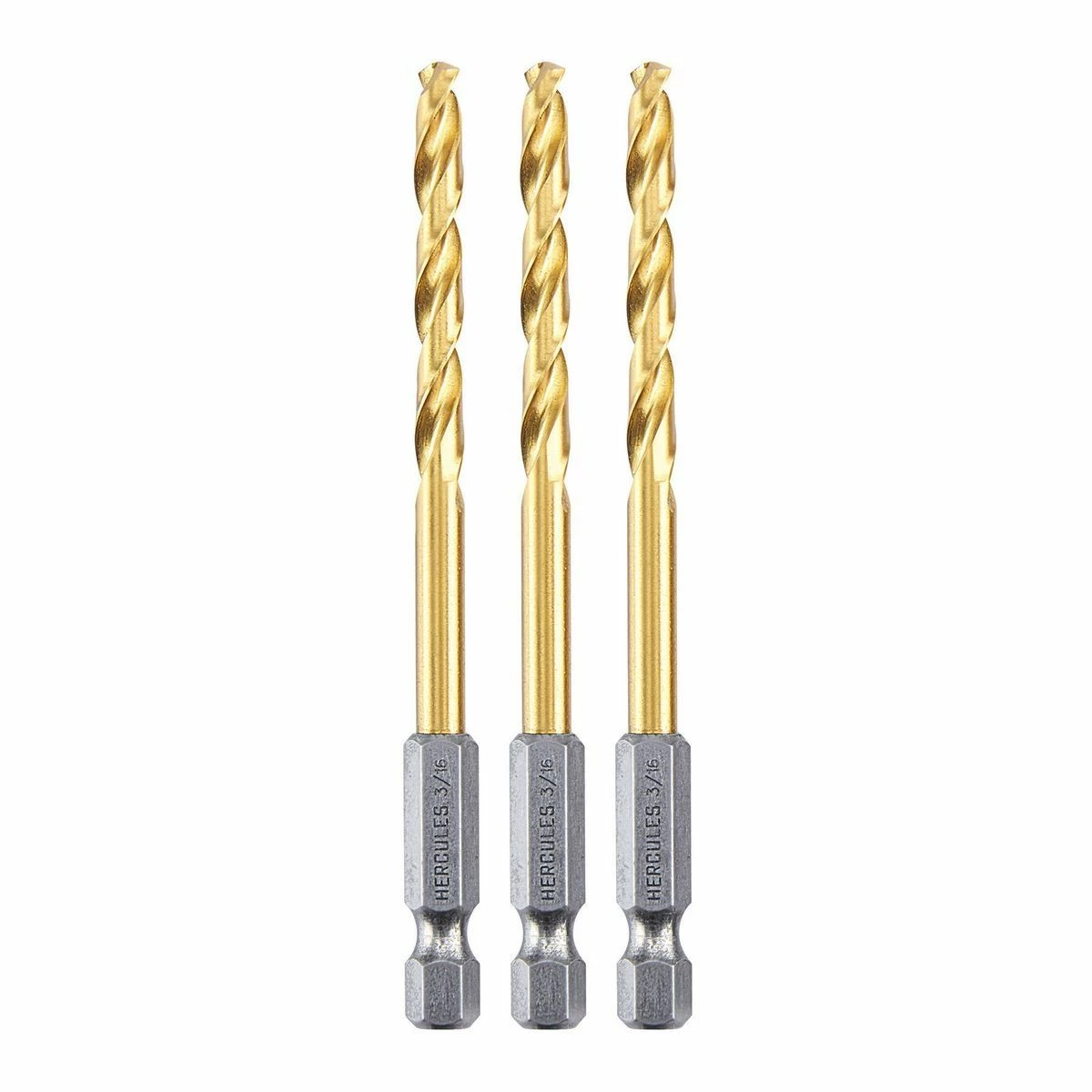 Buy 🌟 HERCULES 3/16 in. Impact Rated Hex Shank Titanium Drill Bit Set, 3 Piece 🥰 4 Buy 🌟 HERCULES 3/16 in. Impact Rated Hex Shank Titanium Drill Bit Set, 3 Piece 🥰 - Image 2