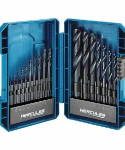 Best reviews of 🎉 HERCULES Black Oxide Drill Bit Set, 17 Pc. ✨ -Hercules Store 64895 W4