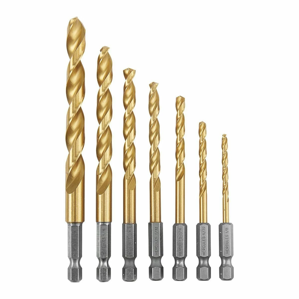 Deals π₯ HERCULES Impact Rated Hex Shank Titanium Drill Bit Set, 7 Piece π 4 Deals π₯ HERCULES Impact Rated Hex Shank Titanium Drill Bit Set, 7 Piece π - Image 2
